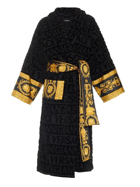 versace dressing gown multicolor|Versace dressing gowns for men.